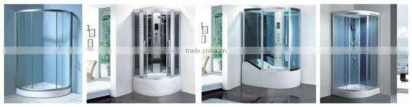 2014 Hangzhou China New Arrival Big Complete Construction Home Furniture Hydromassage Steam Shower Cabin With Foldable Chair