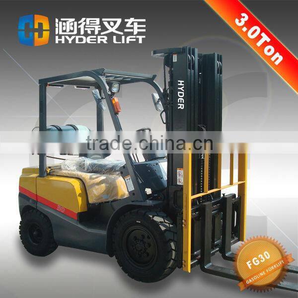 3.0 ton Gasoline LPG Gas Forklift forklift skip bins