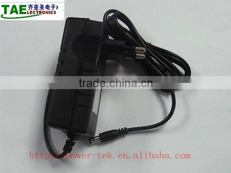 12v 4a desktop changeable power adapter