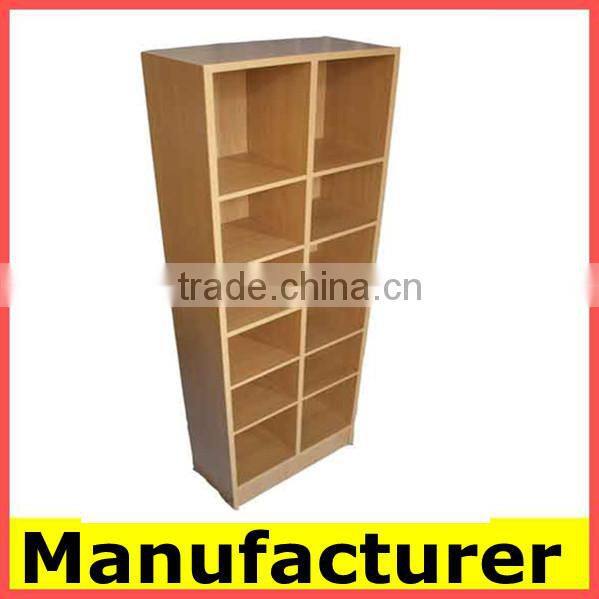 modern design wood 6 cubes cabinet shelf