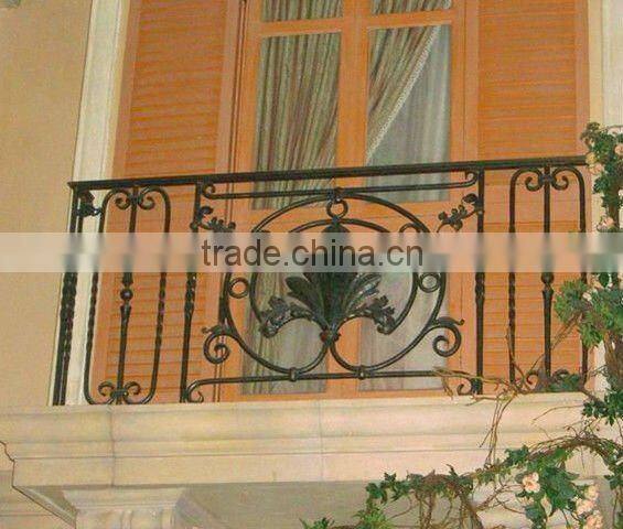 2015 Top-selling indoor galvanized steel balcony fence