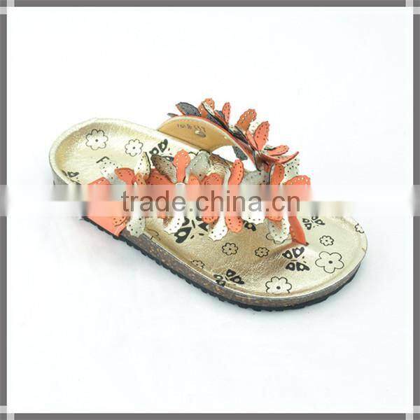 High quality child nude beach slipper and fashion kids beach slipper