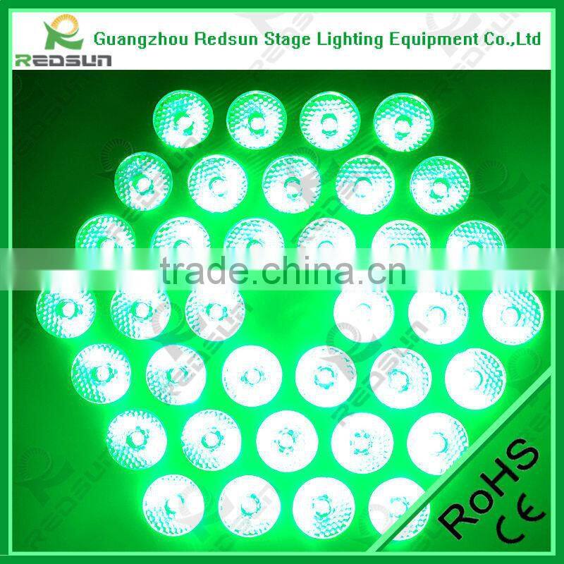 Lowest price !!!High quality Elation Design 36pcs3W RGB +amber Tri Par Can Flat Light