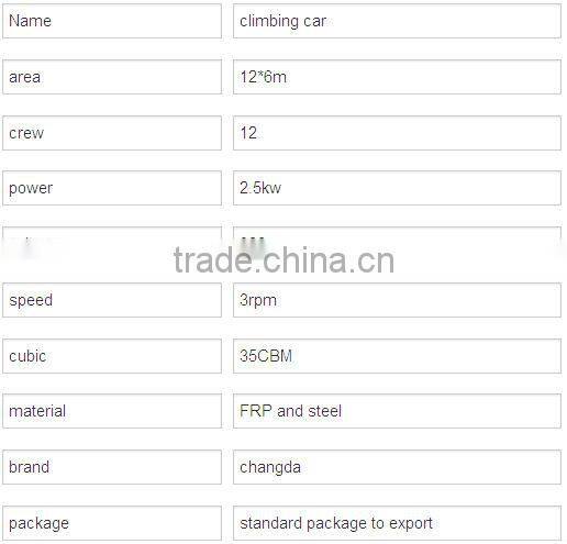 Shopping mall outdoor play kiddy ride climbing cars