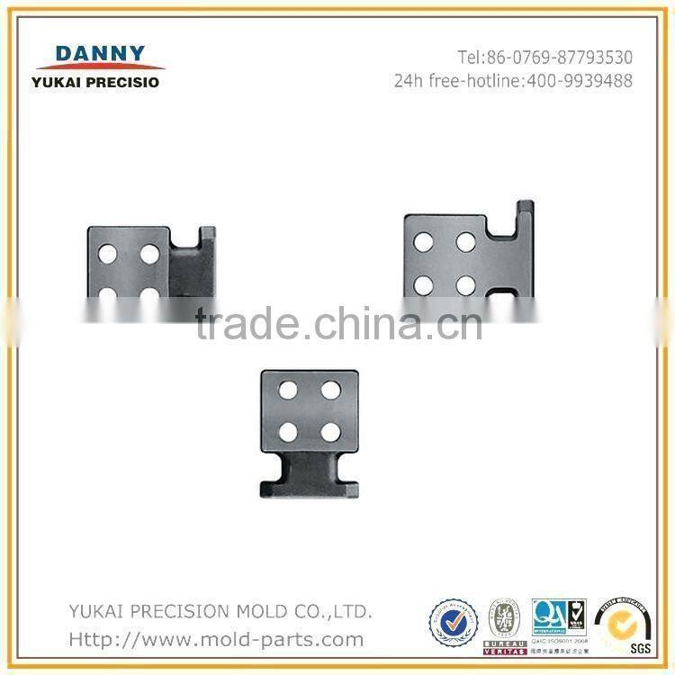 Hook with plate with carbon steel for plastic mold parts