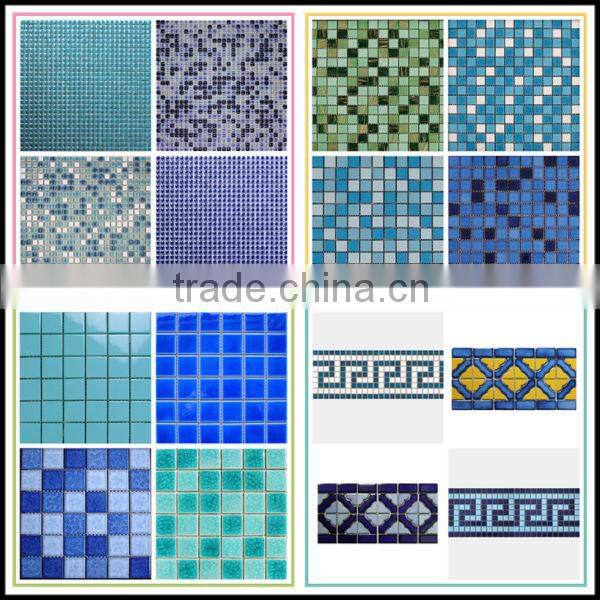 cheap ceramic mosaic sheet wall and floor tiles for house decor