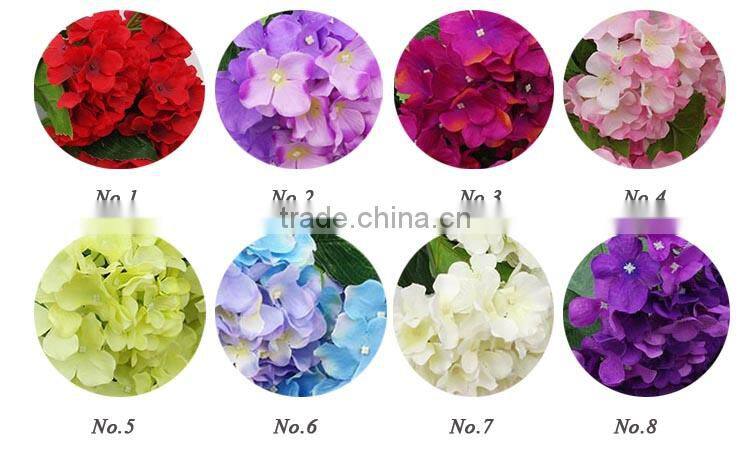 Silk floral arrangements fake hydrangeas flowers wholesale