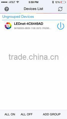 Music Alarm Group Bluetooth App Controlled Multi-Coloured Smart LED Bulb Bayonet B22