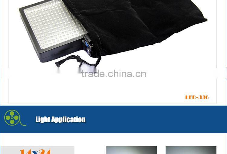 20W 3500K/6000K LED-336 LED Video Camera Light For Canon 1200D 1100D