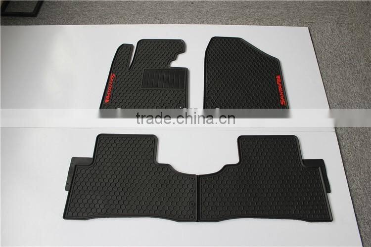 Automotive multi-season protection floor mat liner for Hyundai Santafe