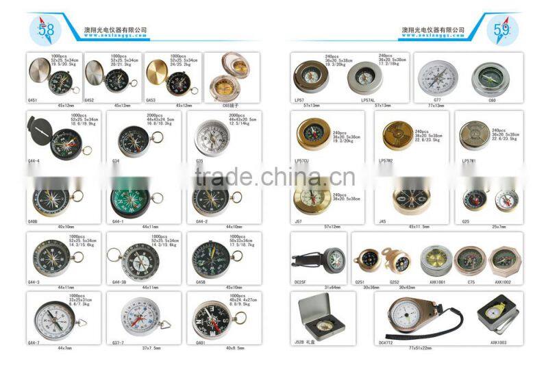 China New High Quality Classic Brass Pocket Watch Style military compass