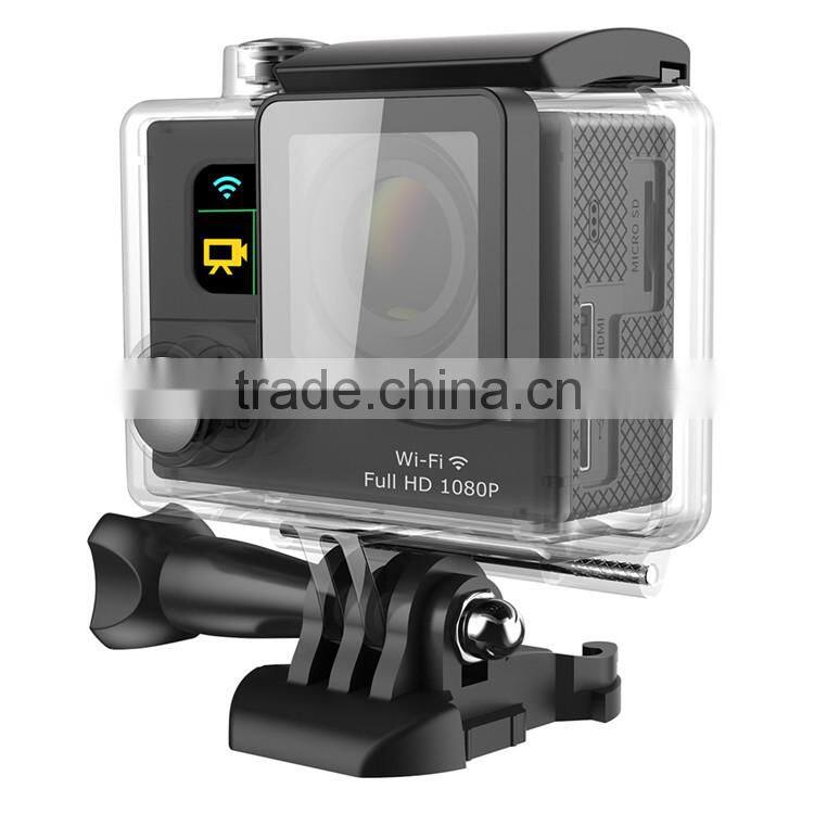 China Factory Supplier Cheap 1080P Full HD Dual Screen Outdoor Sport DV Camera