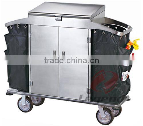 Housekeeping equipment cart cleaning service cart