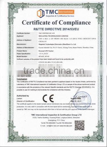 google map long battery life gps tracker/small gps vehicle locator