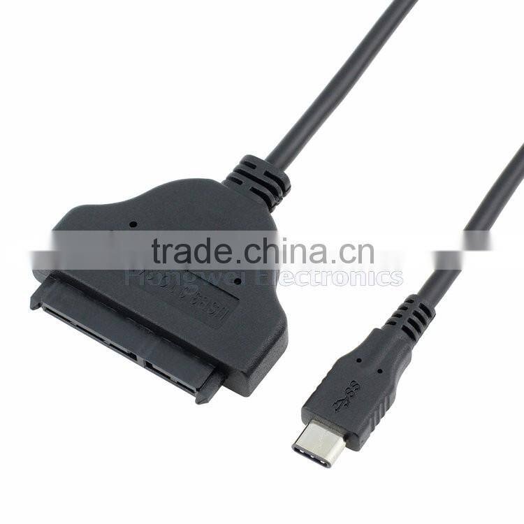 Real SATA 3.0 Cypress / ASMedia USB 3.1 Chips Type C to SATA 22pin adapter