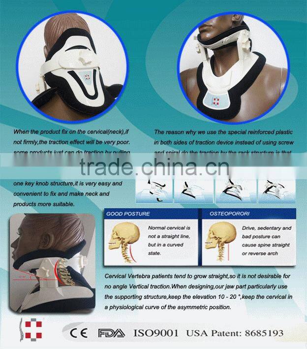 hot new products for 2015 Vertebra care collar from China manufacture