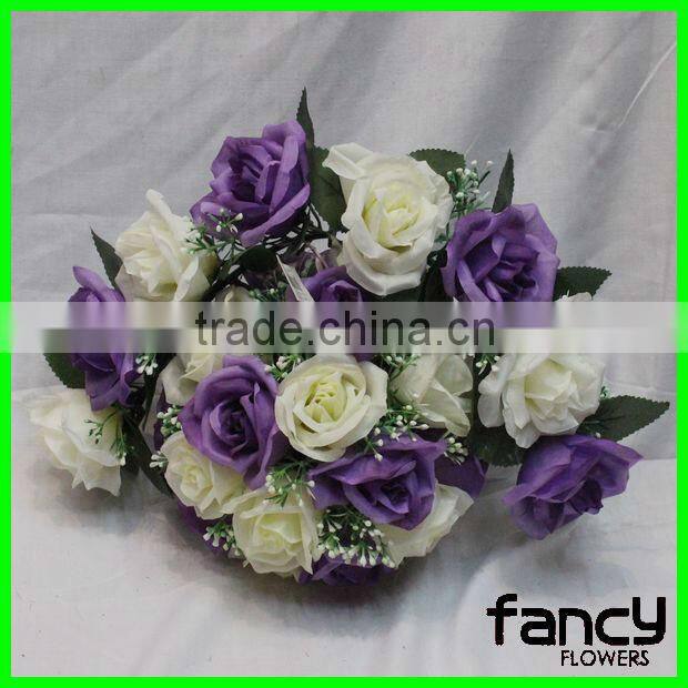 Artificial rose flower ball for wedding decor