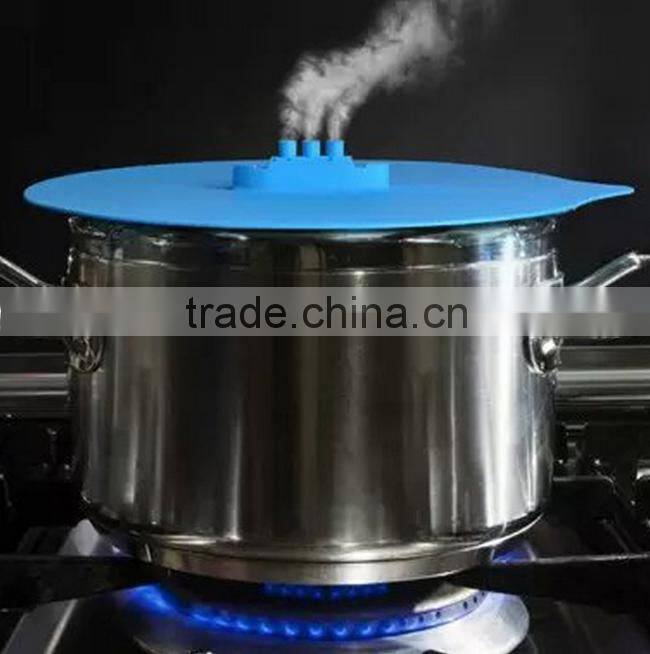 silicone pot cover spill stopper silicone steamer lid,cooking lid