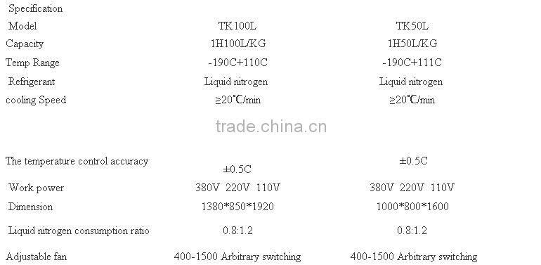 Factory price Liquid nitrogen freezer