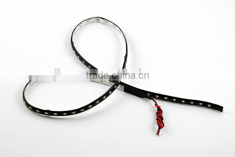 LED 90cm Strip Knight Rider 66 smd Single Green Flashing Led Lights for Cars and Motorcycles