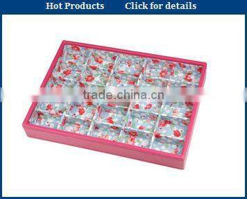 black velvet earrings jewelry display tray