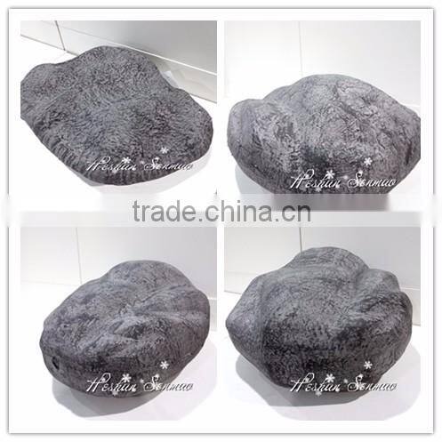 wholesale artificial ash black foam stone with high simulation