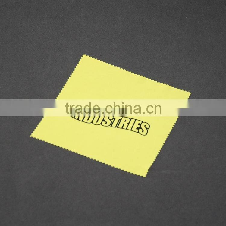 Logo print musical instrument cleaning cloth
