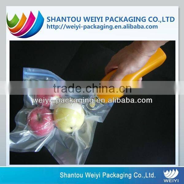 3 sides sealed food vacuum bag