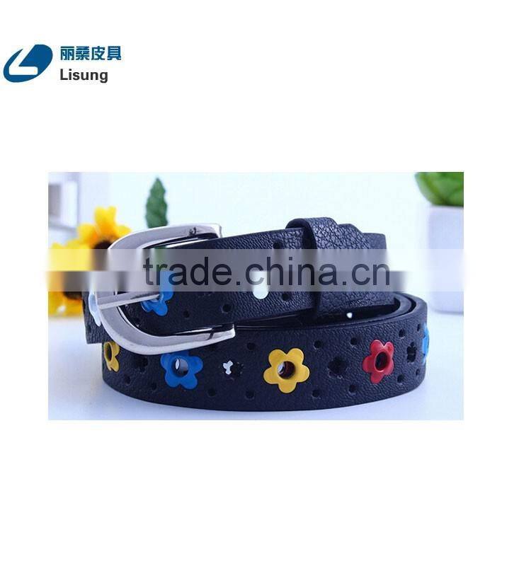 Cute Candy Color Beaty Fake Leather Cool Kids Belt