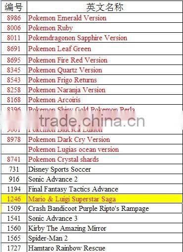 Hottest item!Drop shipping accept Pokemon cards for game cards For DS with retail package