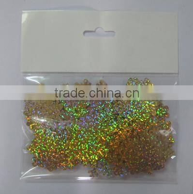 HOT SALE Gold / Red Metallic PET Christmas Decorative Star Table Confetti