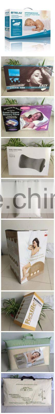 100% polyester memory foam pillow forchina facotry memory foam pillow LS-P-017 medicated pillow