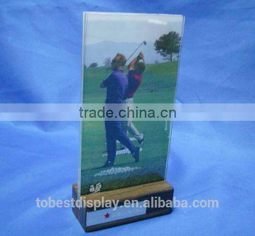 wholesale Best sale modern design acrylic table stand menu holder