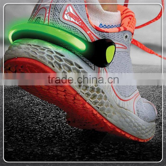 night exercise use silicone led shoe light
