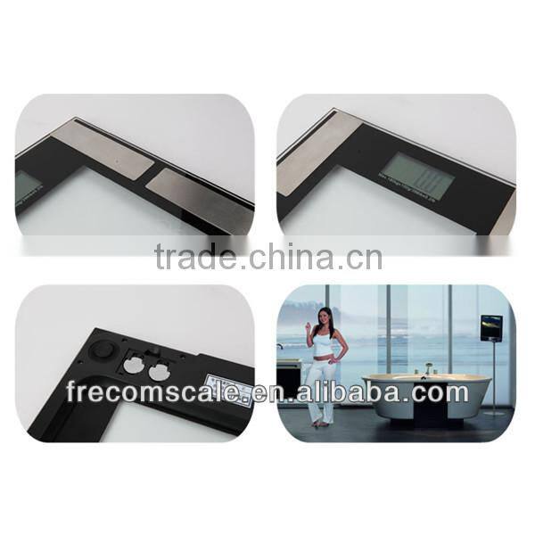 180kg digital body fat analyze scale can memory 10 users and measure body fat percent, BMI, BMR, humidity, bone
