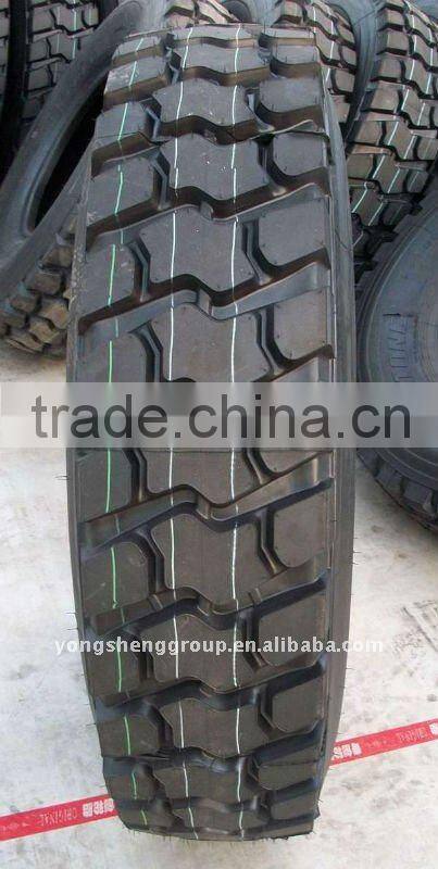 All steel radial truck tire high quality mine and mountain area