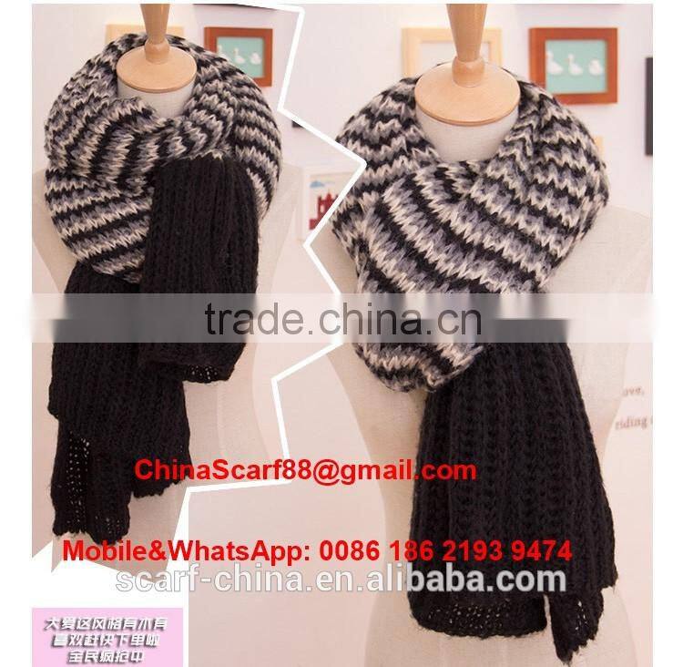 Wholesale knitted wool scarf women