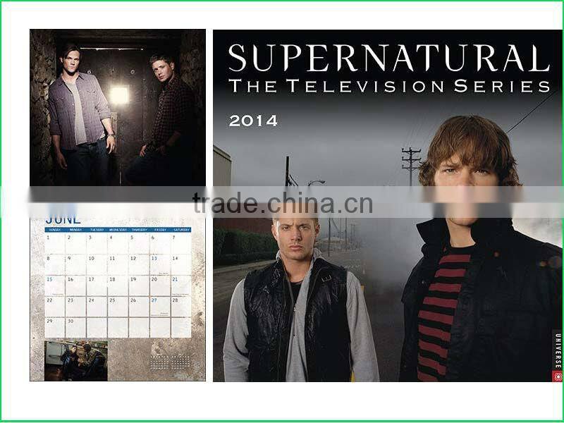 Calendar 2014 wall scroll calendar natural