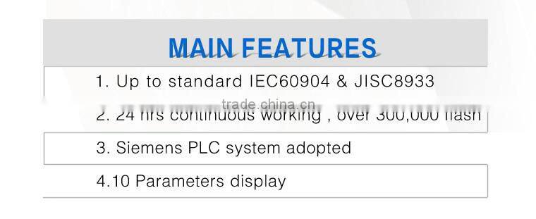 Keyland AAA AAB AM1.5 xenon lamp solar simulator solar cell sorting machine