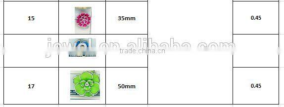 plastic flower charm butterfly multi layered acrylic jewel rhinestone DIY decoration craft fitting shoe jewelry making