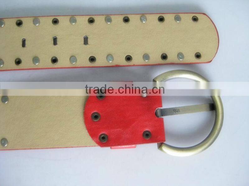 Wholesale Colorful leather belts wedding dress belts thin skinny leather belts