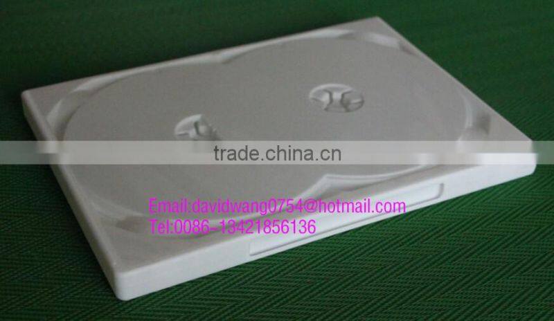 3Discs white dvd case single 14mm