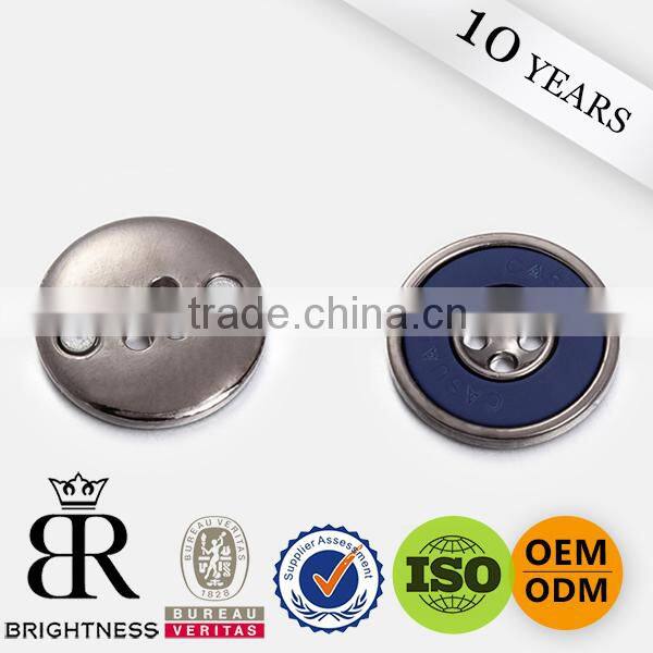 Custom metal sewing buttons large sewing buttons four holes button