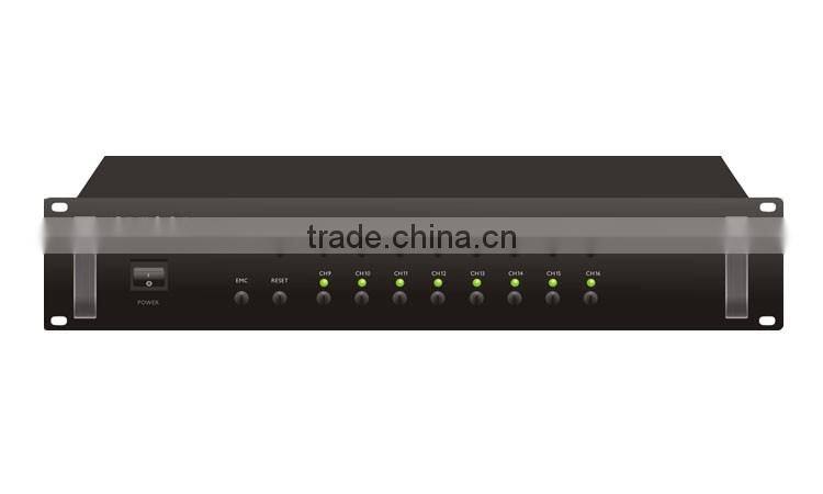 PA System Digital 10 Zones Paging Speaker Selector