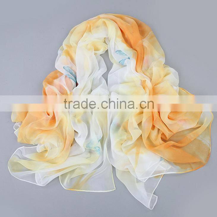 Fashion Women Lady Chiffon Soft Scarves Long Wraps Shawl Beach Scarf New Style