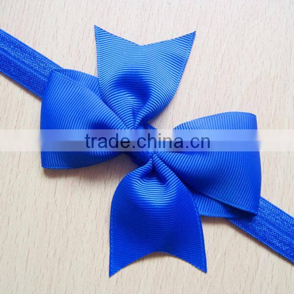 mix colors chiffon bowknot top baby headband wholesale