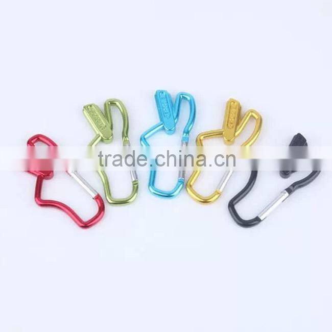Carabiner Screw Lock Hanging Padlock Key Chain