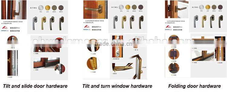 Solid wood built-in grill open outward with true mullion double glazed window