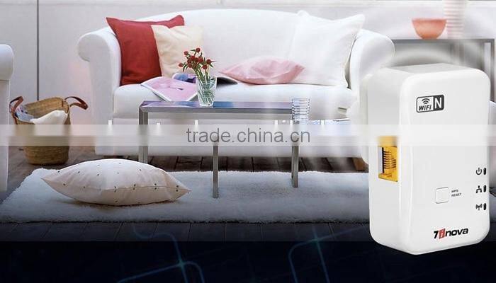 Wallmount 300M 11N Wireless WiFi Repeater EU/US/AU/UK Power Adapter