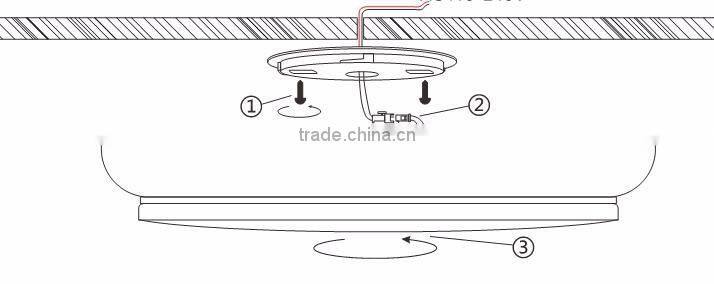 Easy installation High lumen 3 years warranty SMD 2835 8W 12W 15W optional 15w round BM series led Ceiling Light for home